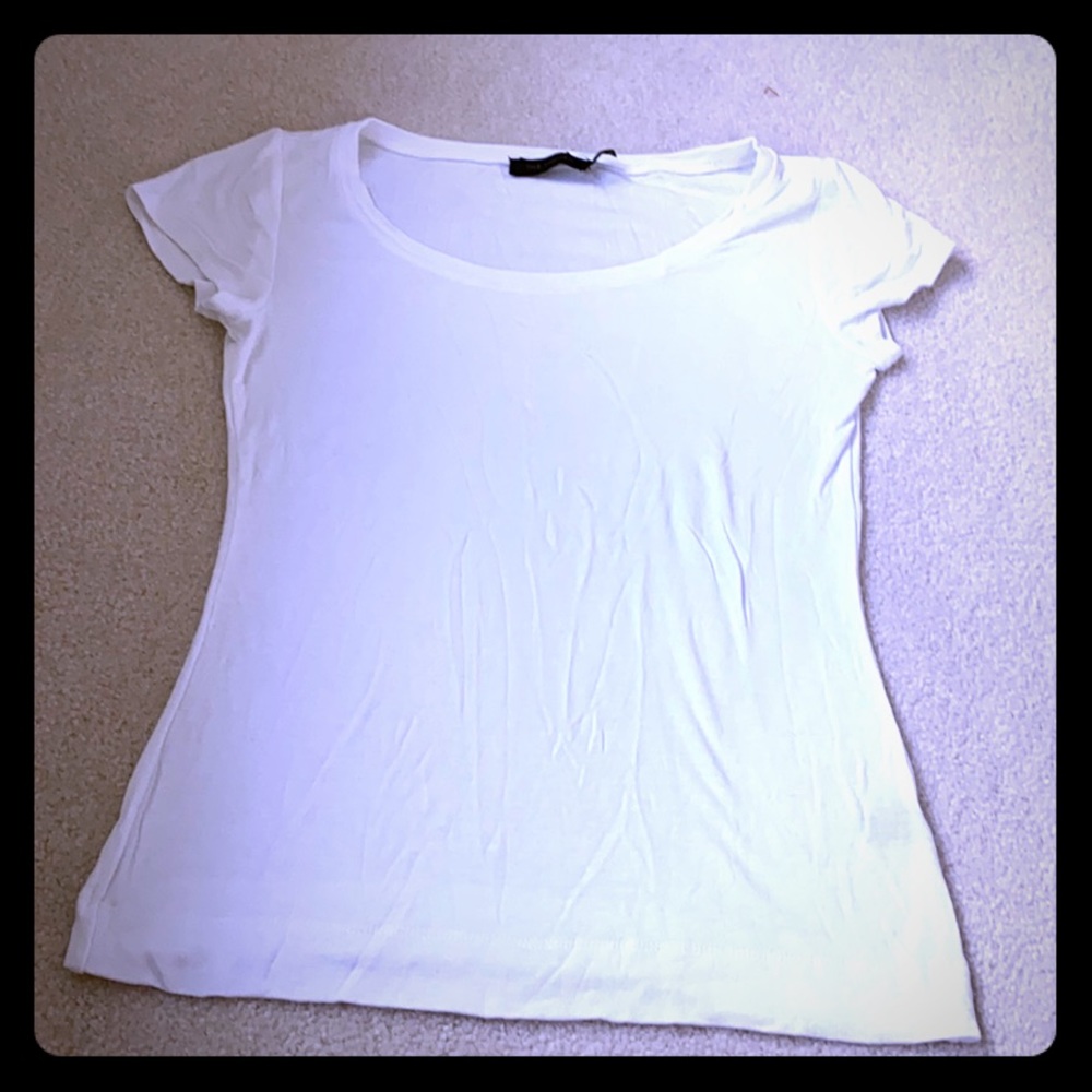 Limited Stretchy White Tee